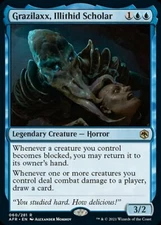 MTG D&D AFR R Grazilaxx Illithid Scholar #060