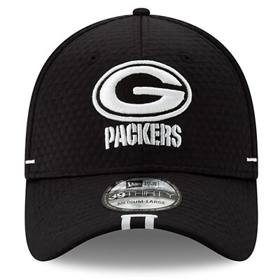NWT Authentic NFL Green Bay Packers Black & White New Era 39THIRTY