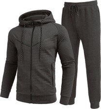 Mens Sweatsuits 2 Piece Sweatshirt Tracksuit Sets Pants Jogging Suits