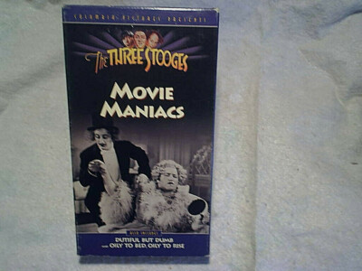 THE THREE STOOGES-MOVIE MANIACS,Dutiful But Dumb,Oily To Bed Oily To Rise,larry.