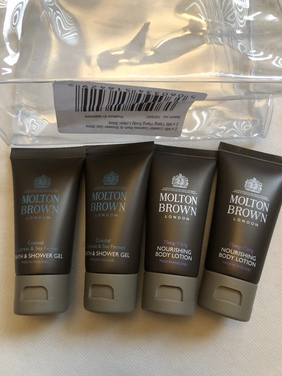 Molton Brown Coastal Cypress & Sea Fennel &Ylang Ylang 4PC Travel  