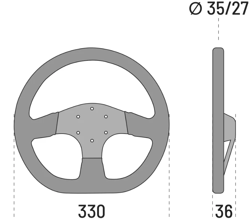 SPARCO VOLANTE DA GARA PIATTO 3 RAZZE PELLE NERA SCAMOSCIATA 015R353PSN RALLY - Imagen 2 de 4