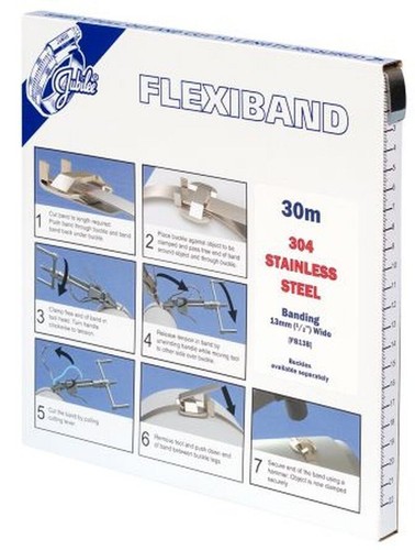 Jubilee Flexiband verstellbarer Schnitt auf Größe und individuelle Größe Klemmen und Schildbefestigung - Bild 4 von 22