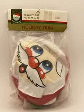 Vintage Kurt S Adler Santa World Blow Up Inflatable Santa Weighted Bottom NOS
