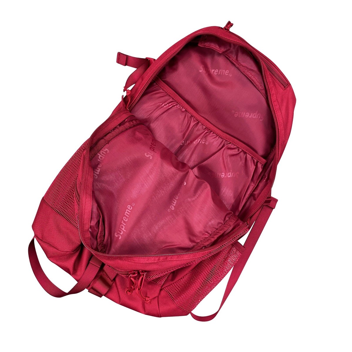 Supreme SS20 Mesh Backpack Dark Red | eBay