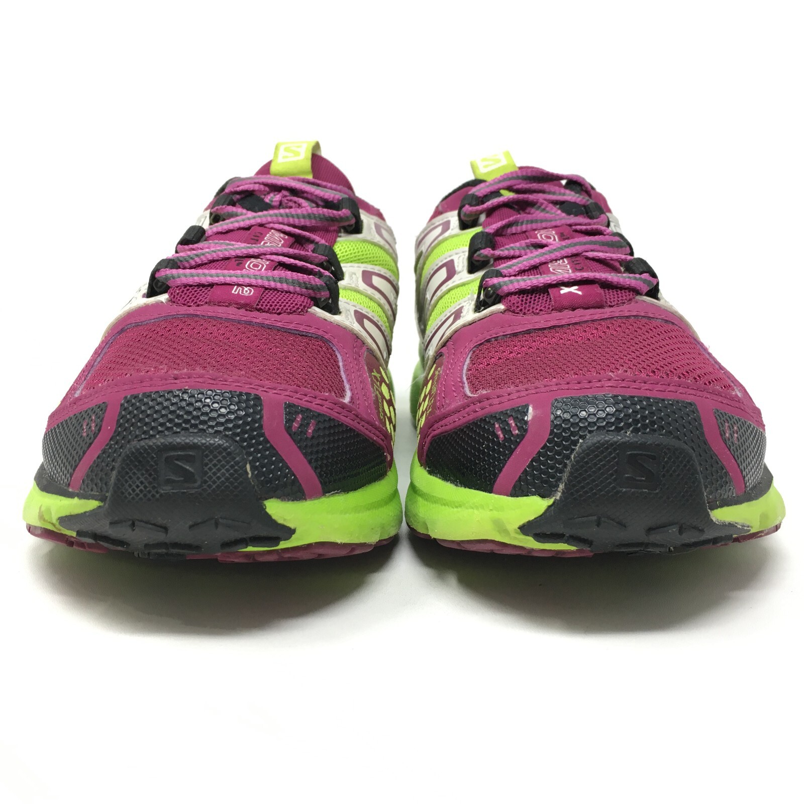 Salomon X-Mission 2 Running Shoes Sneakers Womens Size 6.5 Purple Green Trail