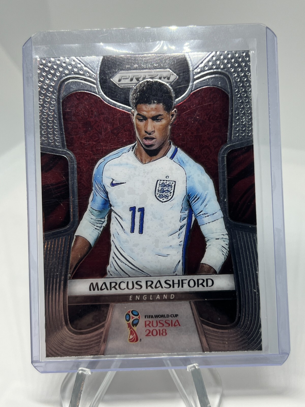 2018 Panini Prizm World Cup Marcus Rashford Base #72 England