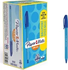 Blue Pen x 50 PACK Paper Mate InkJoy  Ballpoint Pens Ultra Fine Point (0.5 mm)