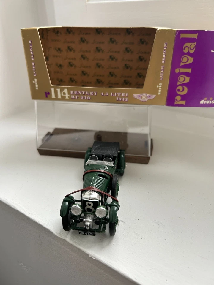  Brumm serie ORO N° 114 Bentley 4.5 Litri HP 240 1932 1/43 - Photo 2/4