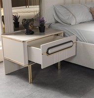 Nachttisch Stil Modern Farbe Weiß Neu Praktisch Komfortabel Schlafzimmer