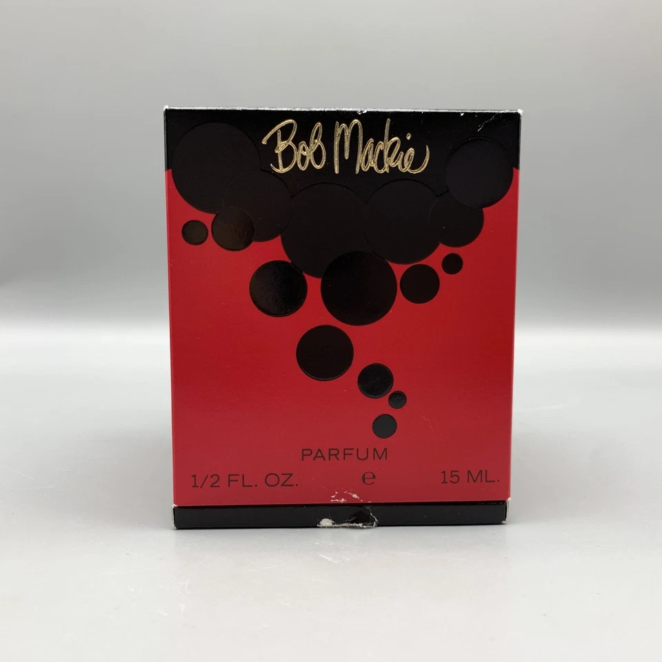Perfume de mujer Bob Mackie vintage 1/2 fl oz 15 ml negro Art Deco botella perfume Foto 2 de 4