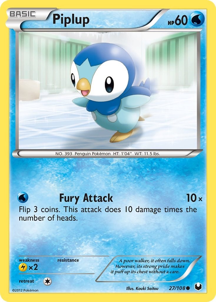 MP Piplup [Dark Explorers 27/108] Common Pokemon TCG