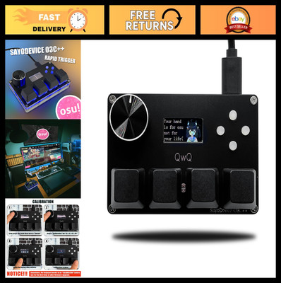 Mini Keypad with Magnetic Linear Switches, Hotswap, Macro Shortcuts, Knob & Scre