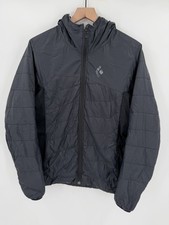 Black Diamond Access LT Hybrid Hoody Jacket Womens Small Black Pertex Primaloft