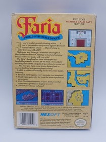 Faria  (Nintendo Entertainment System, 1991 NES)-Cart Only Authentic