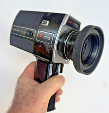 Macchina fotografica vintage GAF 735 Sound Super 8 pellicola *NON TESTATA*