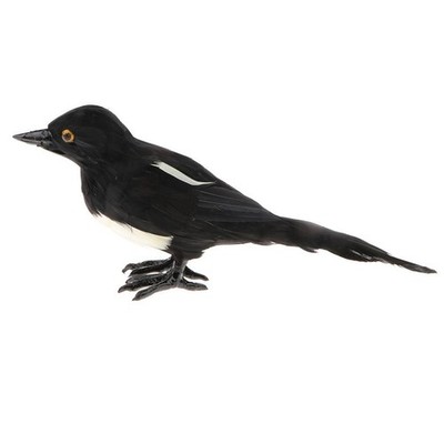 Emulation Magpie Toy Bird Model for Kids Gift Home Desk Decor