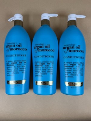 OGX Renewing + Argan Oil of Morocco Conditioner, 25.4 fl. oz - Pack of 3