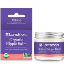 Lansinoh Organic Nipple Butter, Nipple Cream Safe for Breastfeeding Baby,Dryskin