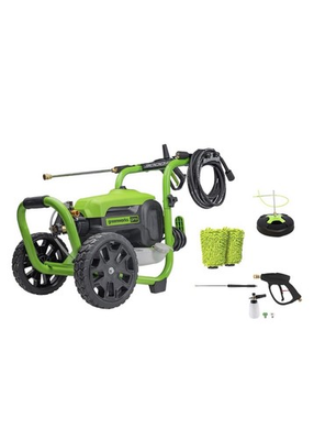 #ad Greenworks Pro Electric Pressure Washer Combo Kit Wheel Mounted GPW3001 SK $450.00