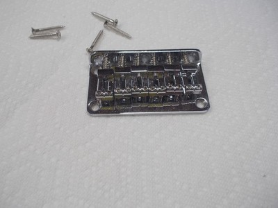 2020's Fender Squier stratocaster Chrome Top Load Hardtail bridge