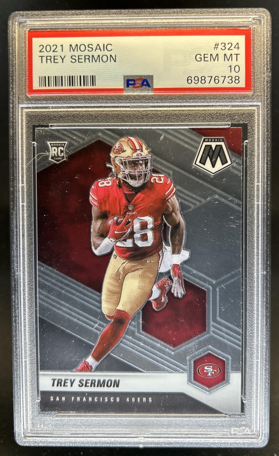 Trey Sermon Panini Mosaic #324 Base