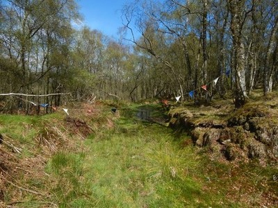Photo 6x4 Disused deep track Craigendoran The 1:25000 map shows these tra c2017