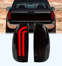 Tail Lights Fit for Toyota Tacoma 2005-2015, LED Brake Reverse Rear Lamp Smoke 
