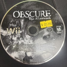 Obscure: Aftermath - Nintendo Wii Disc Only