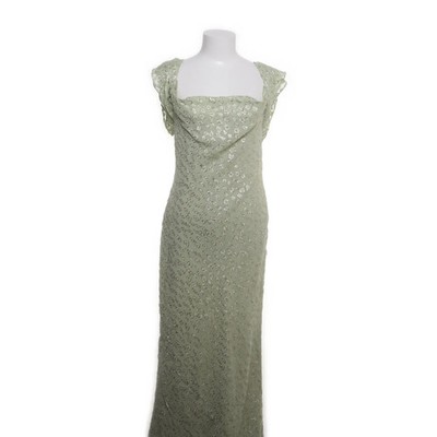 Pretty Lavish, Abendkleid, Größe: 42, Grün/Gold #KOU