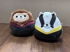 NEW 8  Squishmallow Harry Potter Gryffindor Lion Robe Plush Hufflepuff Badger