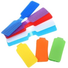 32 Pcs Wire Tags Labels Cable Multi-color Write on Cord Organization