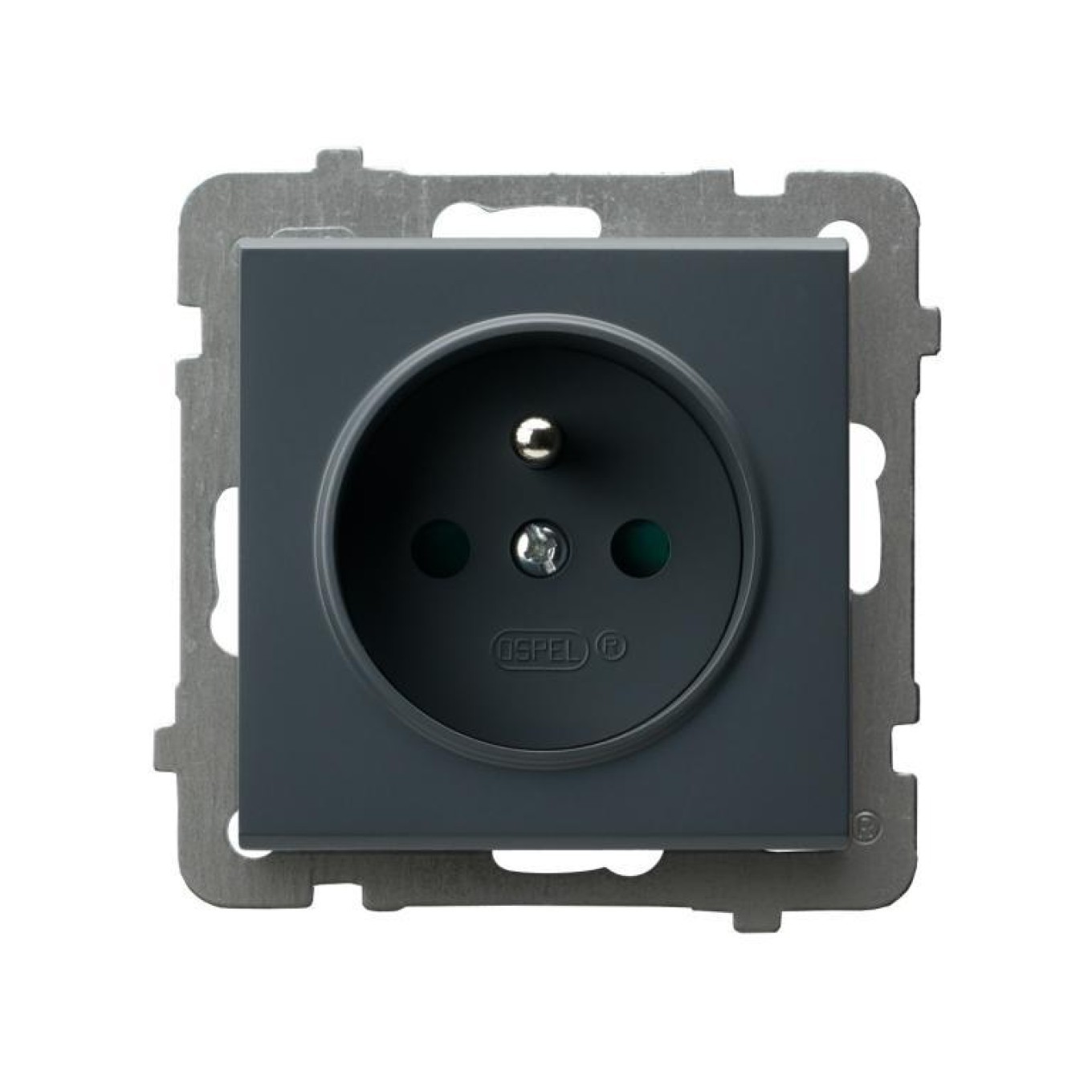 Single Socket with Grounding with SONATA GP-1RZP/m/73