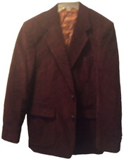 Burgundy Corduroy Blazer, Vintage Jacket, Size 42 Regular, The Mens Store, Sears
