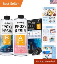 8 Ounce Clear Epoxy Resin   Safe for Food  Perfect for Art Projects