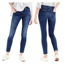 J Crew Toothpick High Rise Skinny Jeans Dark Wash Women Size 28