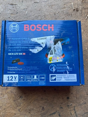#ad #ad Bosch 12V Brushless 5in. Random Orbit Sander Tool Only $99.95