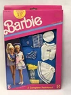 Vintage 1989 Barbie Yacht Club Fashion, White & Blue Outfits #8013 MIB