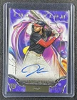 JAMES WOOD 2025 TOPPS INCEPTION ROOKIE EMERGING STARS AUTO PURPLE RC 99/125