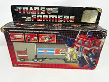 Vintage G1 Transformers Pepsi Optimus Prime 1984 Box Styrofoam Hasbro