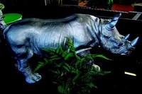 Deko Figur Statue Skulptur 38 Cm Figuren Statuen Skulpturen Nashorn Dekoration