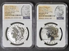 2023-S Morgan & Peace Dollar Reverse Proof Set, NGC Rev PF70