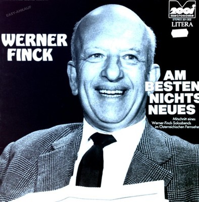 Werner Finck - Am Besten Nichts Neues LP (VG/VG) .*