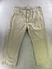 Levi's Workwear Men's Size W38 L32 Beige High Rise Loose Bootcut Jeans