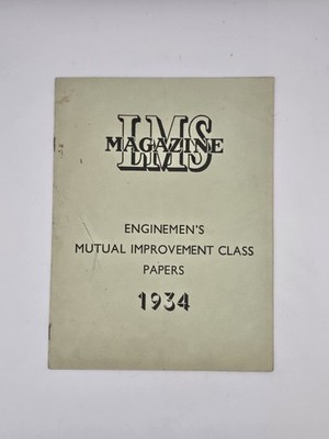 LMS Enginemen s Mutual Improvement Class Papers 1934 Booklet