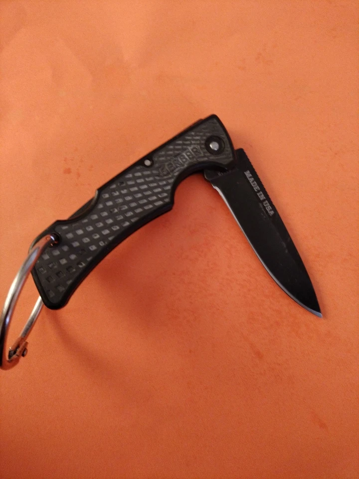 Cuchillo Plegable Gerber US1 Lockback 08718 Hecho en EE. UU., Hoja 420HC. Foto 4 de 4