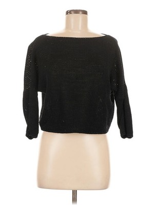 United Colors Of Benetton Women Black Pullover Sweater S
