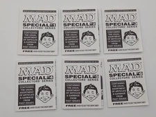 1993 Mad Magazine Special Collectors' Series Comic Foldout No 1-6 Candy Promo
