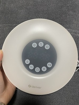 Denver LED alarm clock with ambient light & FM radio