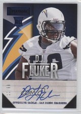 2013 Panini Playbook Signatures Blue 12/99 DJ Fluker #134 Auto 1q2